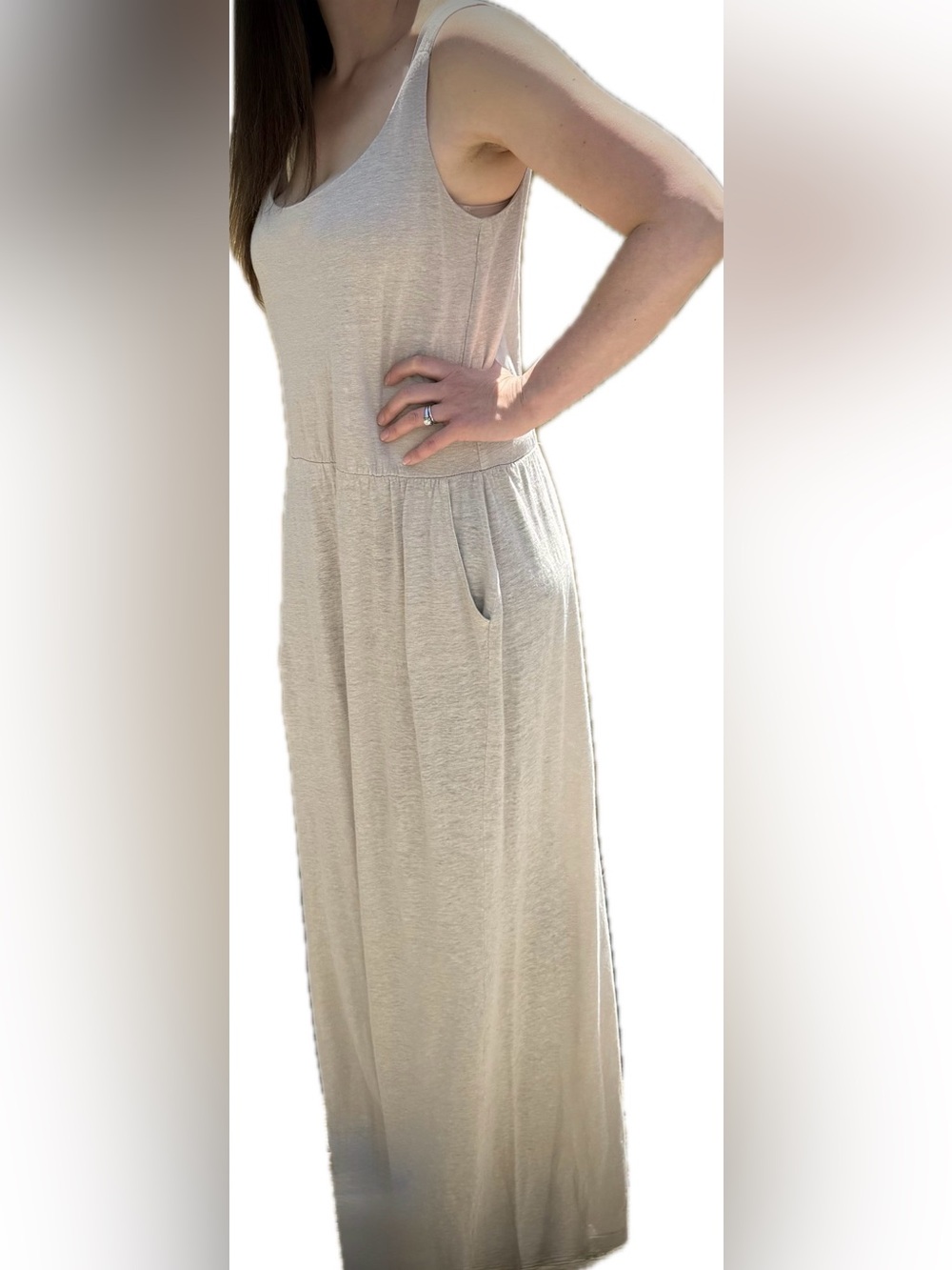 Cynthia Rowley Linen Maxi Dress